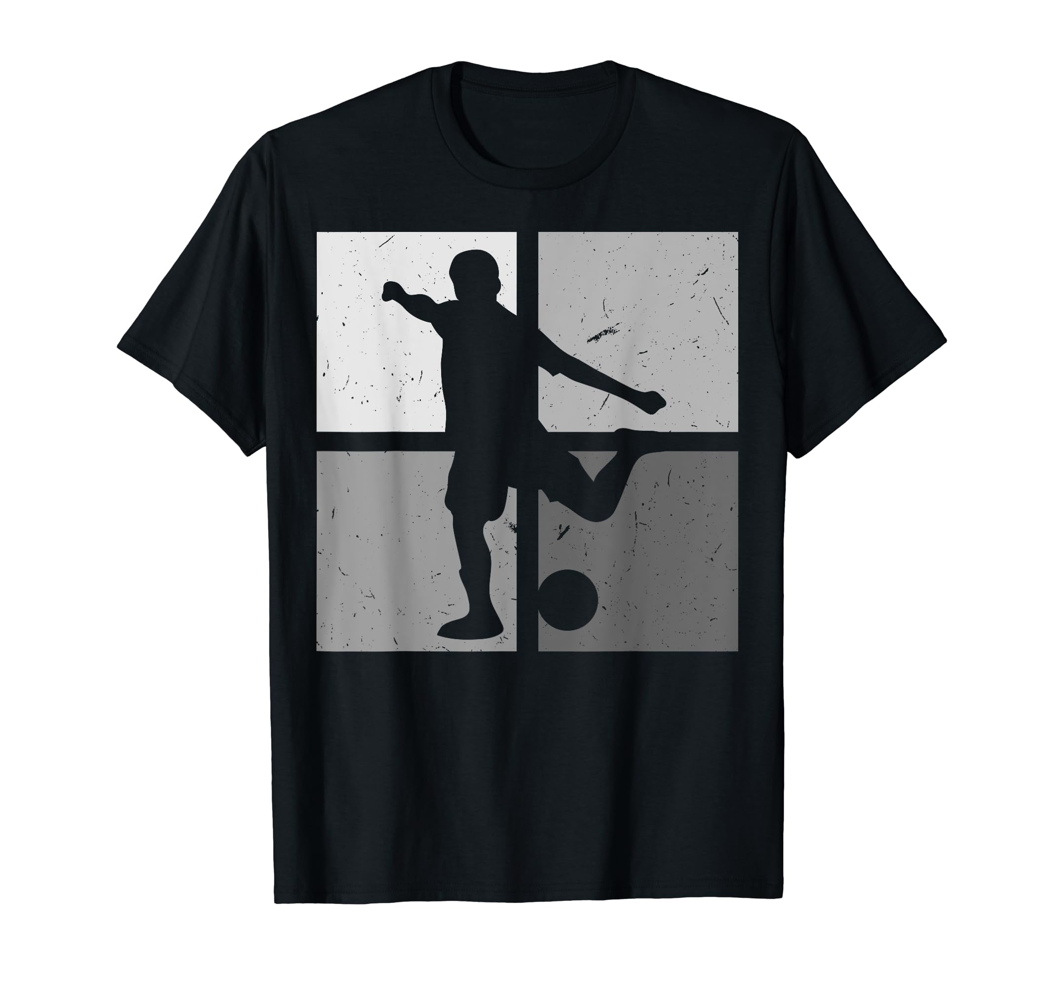 Soccer Player T-Shirt - Minimalist Print for Adults