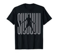 Funny Soccer Football Soccer Player Siuuu T-Shirt - Minimalist Print Unisex