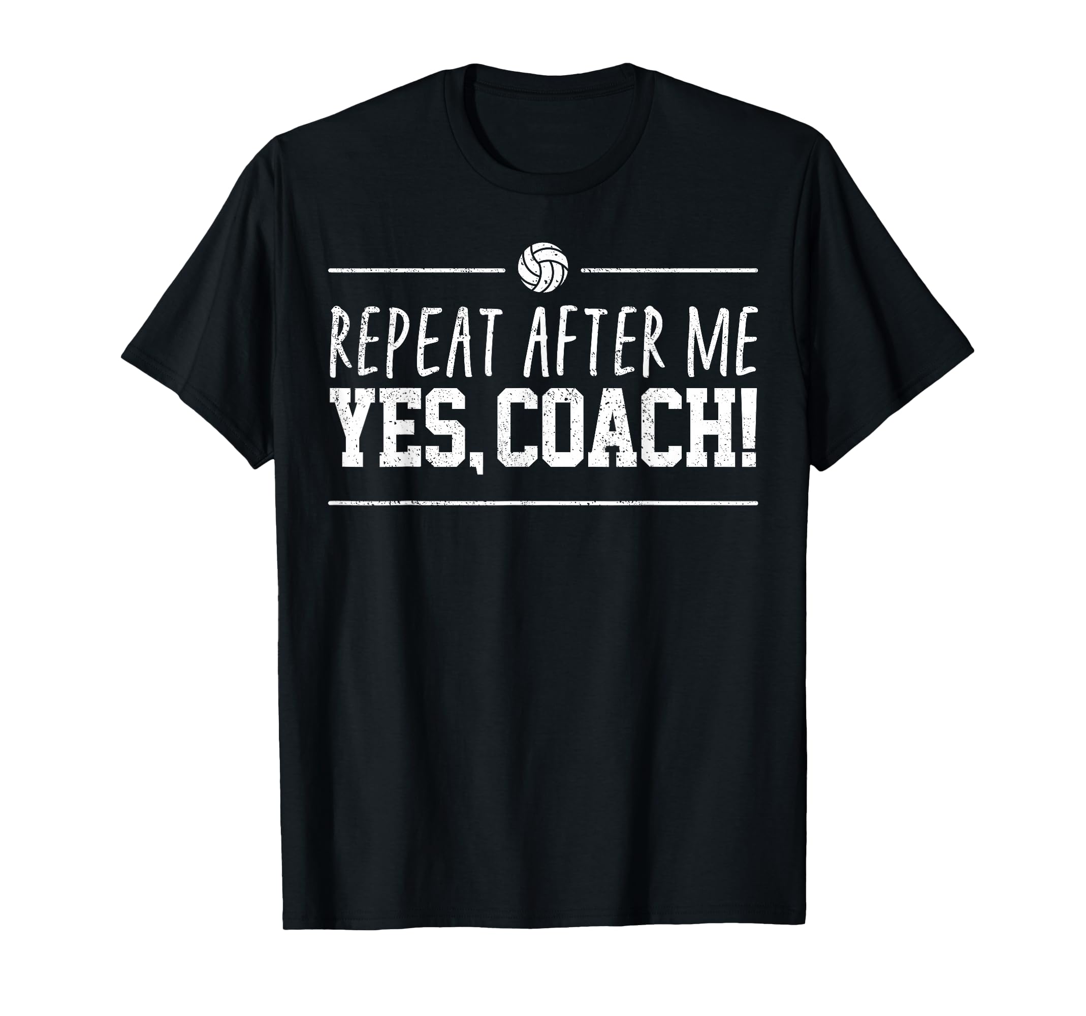Volleyball Coach Volleyball T-Shirt - Casual Everyday Wear for Adults