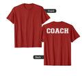 Coach Back T-Shirt - Fun Novelty Design for Adults