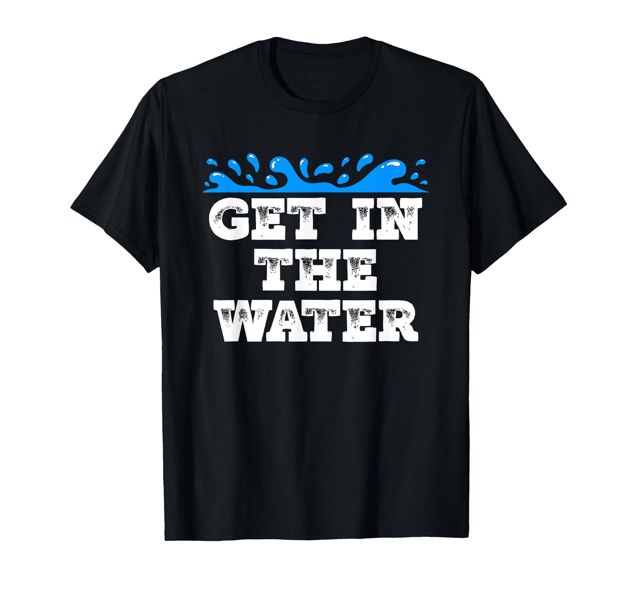 Get Water Swim Team Coach Swimmer T-Shirt - Minimalist Print for Adults