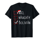 Nice Naughty Bolivian Bolivia Roots T-Shirt - Novelty Apparel Men Women