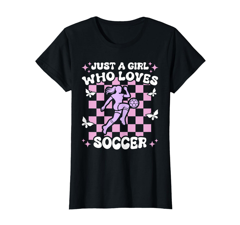 Just Who Loves Soccer Soccer T-Shirt - Trendy Graphic for Adults