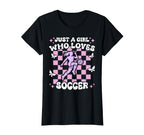 Just Who Loves Soccer Soccer T-Shirt - Trendy Graphic for Adults