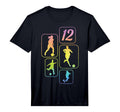 12Th Birthday Soccer Player T-Shirt - Aesthetic Graphic for Adults