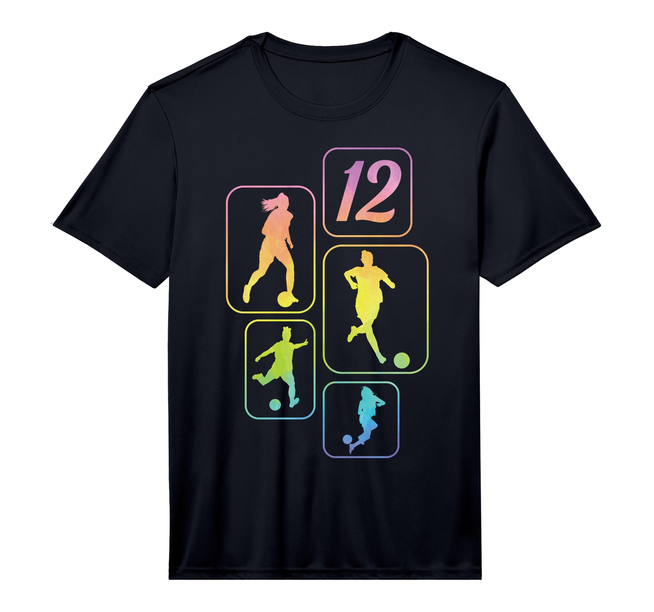 12Th Birthday Soccer Player T-Shirt - Aesthetic Graphic for Adults