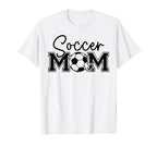Soccer Mom Heart Game Day Vibes Soccer T-Shirt - Trendy Graphic Men Women