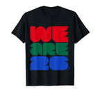 We Are 26 Soccer T-Shirt | Match Day Supporter Tee