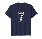 7 Soccer Jersey Favorite Player Fan T-Shirt - Custom Art Print Men Women