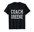 Coach Greene Custom Football Soccer T-Shirt - Custom Art Print for Adults
