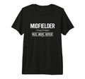 Football Midfielder Pass Move T-Shirt - Fun Novelty Design for Adults