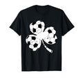 Soccer Irish Shamrock Clover Sports St T-Shirt - Trendy Graphic Unisex