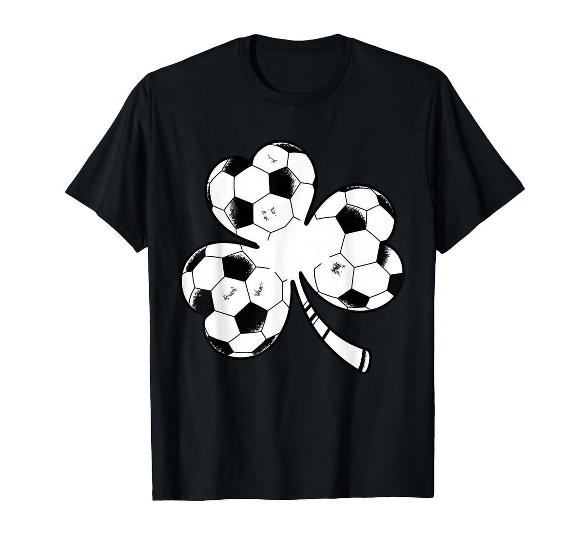 Soccer Irish Shamrock Clover Sports St T-Shirt - Trendy Graphic Unisex