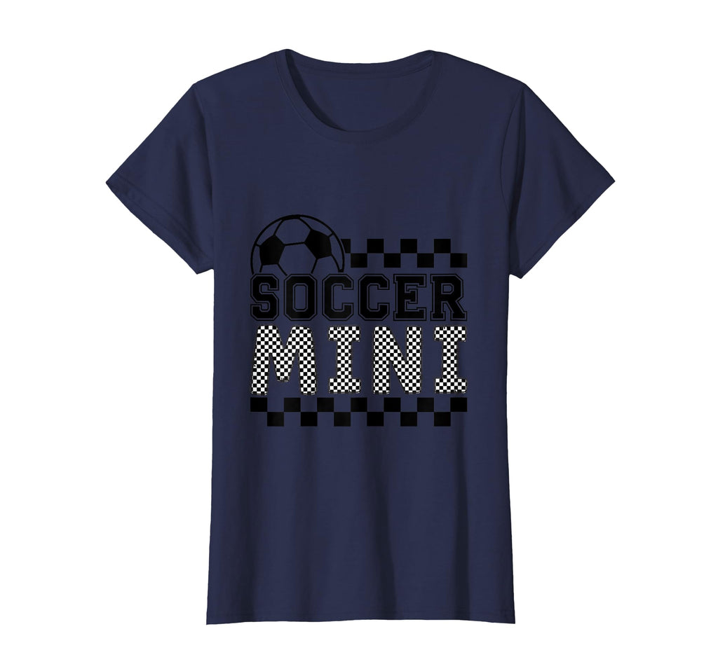 Soccer Mini Checker Checkered T-Shirt - Minimalist Print Unisex