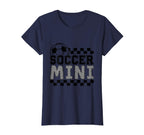 Soccer Mini Checker Checkered T-Shirt - Minimalist Print Unisex