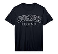 Soccer Legend Funny Athletic Lettering T-Shirt - Trendy Graphic Unisex