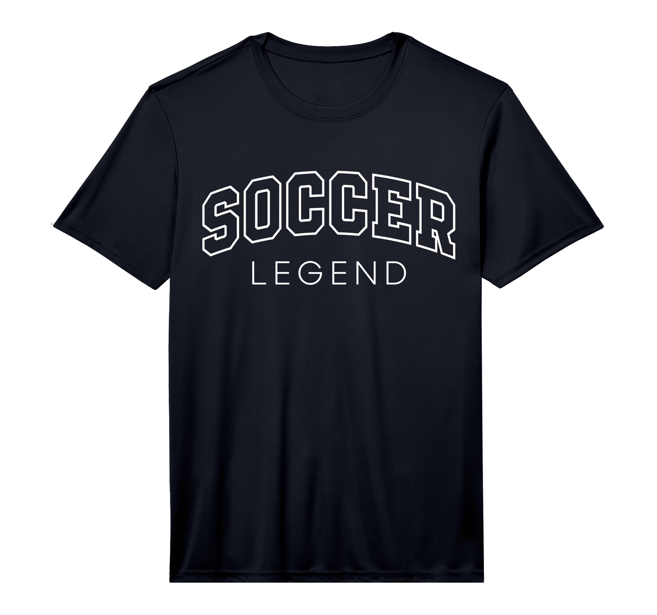 Soccer Legend Funny Athletic Lettering T-Shirt - Trendy Graphic Unisex