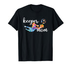 Proud Soccer Goalkeeper Mom Soccer T-Shirt - Aesthetic Graphic for Adults