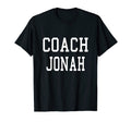 Coach Jonah Custom Football Soccer T-Shirt - Aesthetic Graphic Men Women