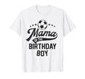Mama Birthday Soccer Themed Party Mom T-Shirt - Trendy Graphic Unisex