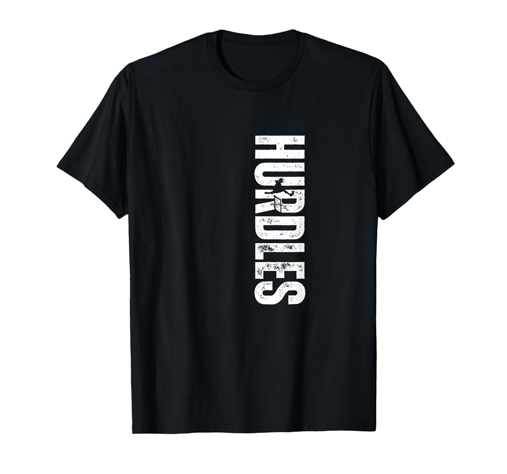 Hurdles Coach Distressed Hurdles T-Shirt - Novelty Apparel for Adults