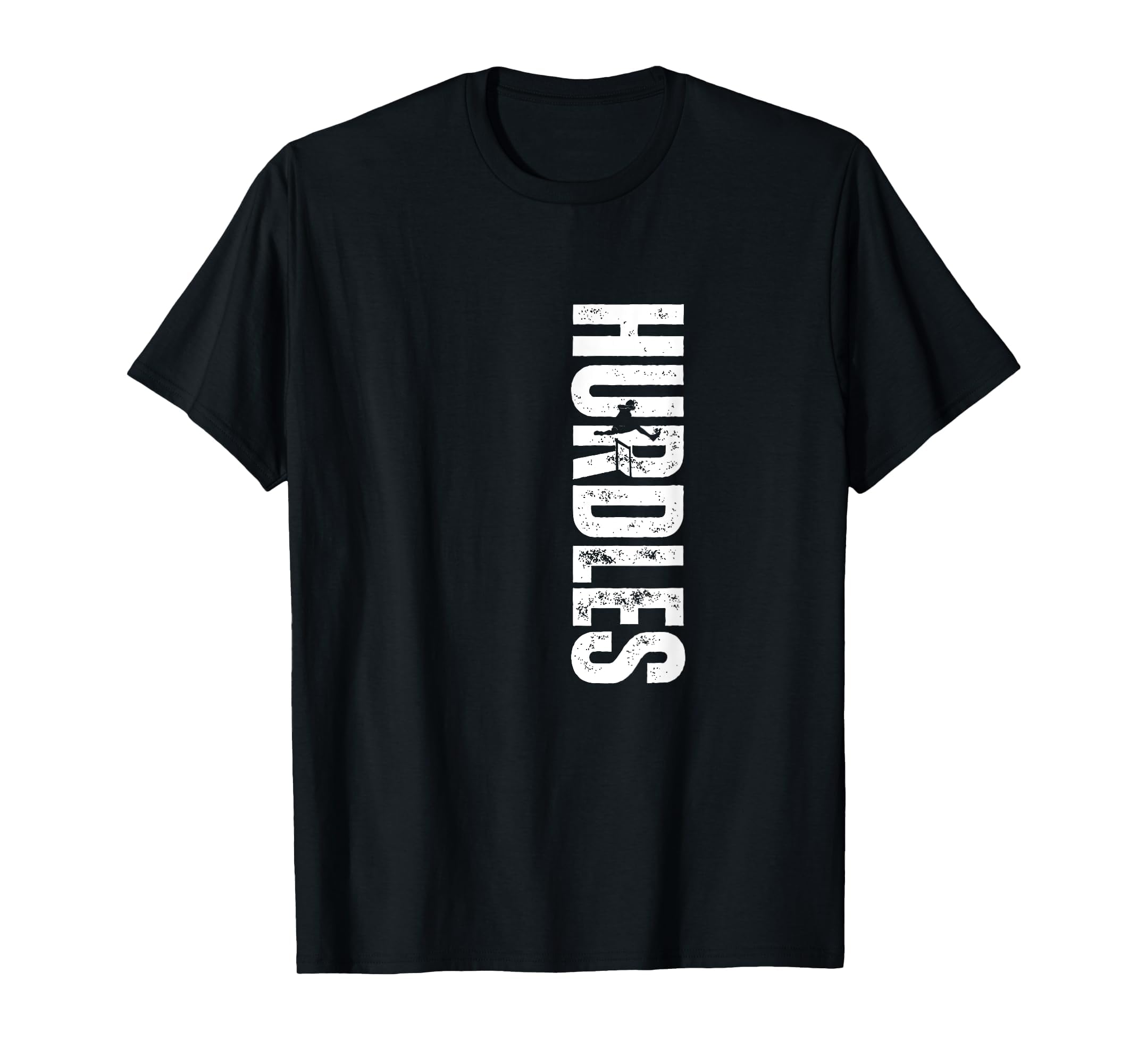 Hurdles Coach Distressed Hurdles T-Shirt - Novelty Apparel for Adults