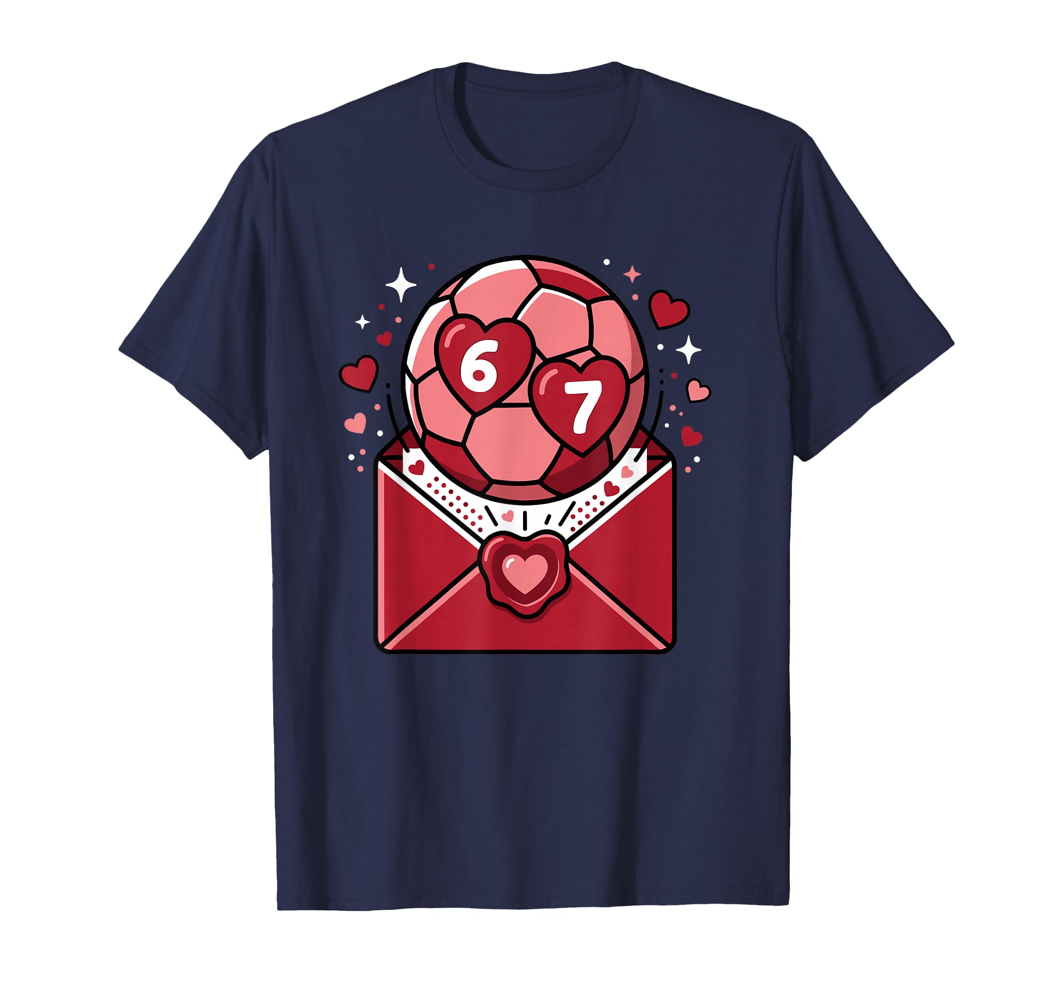 Valentine Soccer Game Love Football T-Shirt - Trendy Graphic for Adults