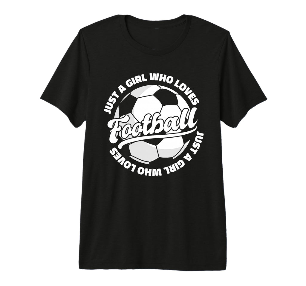 Just Who Loves Football Player T-Shirt - Minimalist Print for Adults