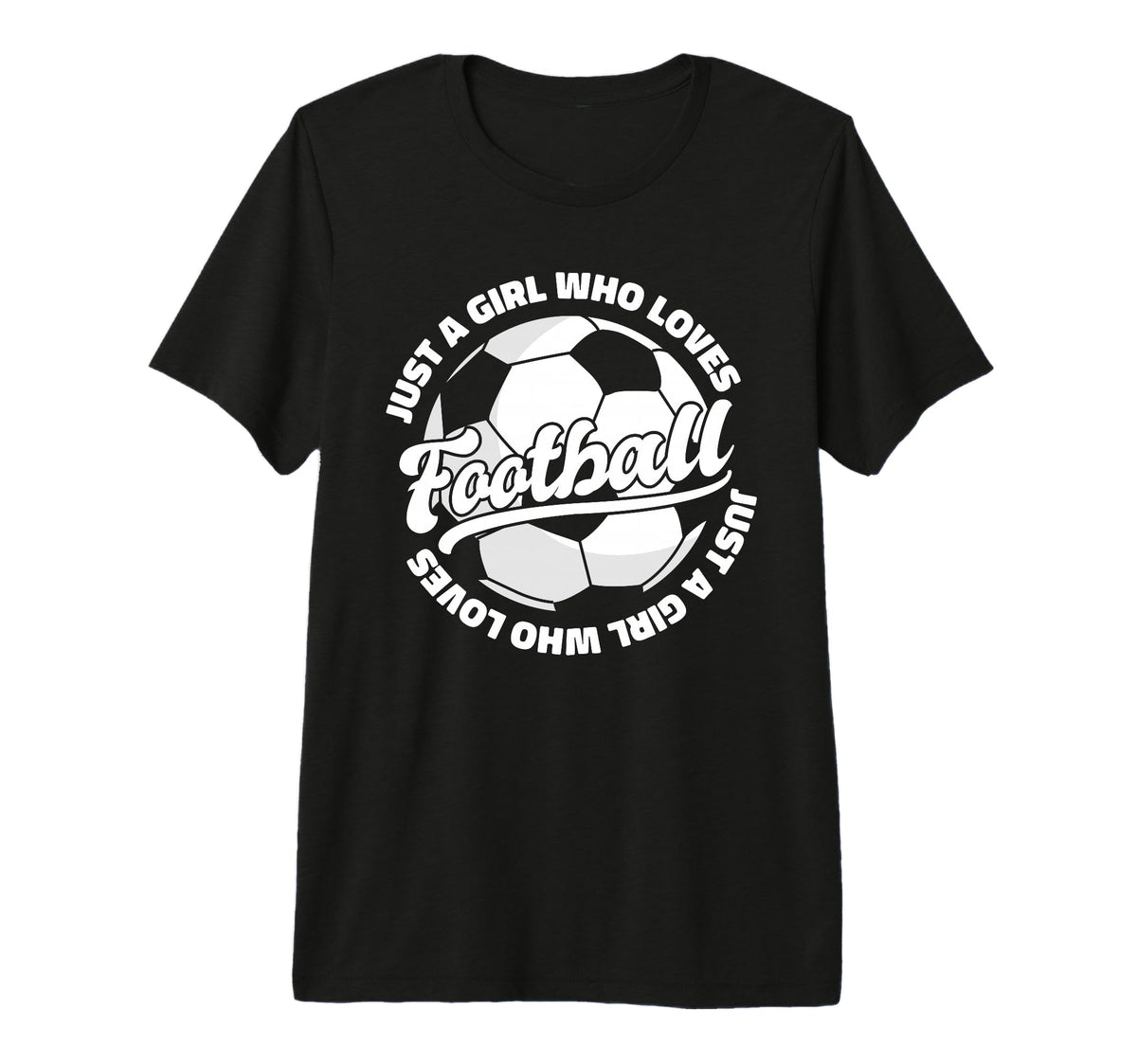 Just Who Loves Football Player T-Shirt - Minimalist Print for Adults