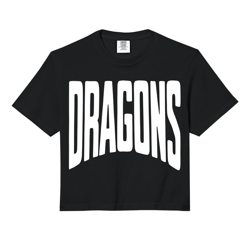 Dragons Team Mascot School Spirit Sweatshirt - Unique Graphic Men Women