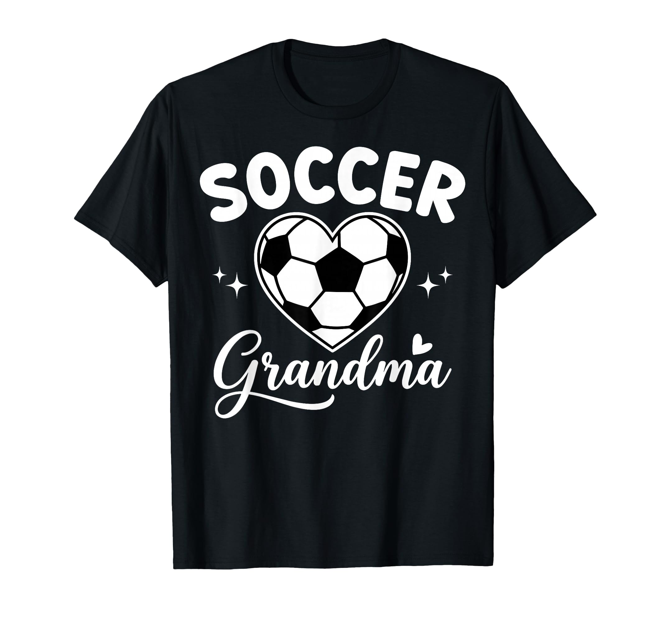 Soccer Heart Black Outline Player Game T-Shirt - Minimalist Print Unisex