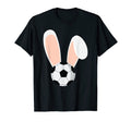 Easter Rabbit Bunny Ears Soccer T-Shirt - Casual Everyday Wear Unisex