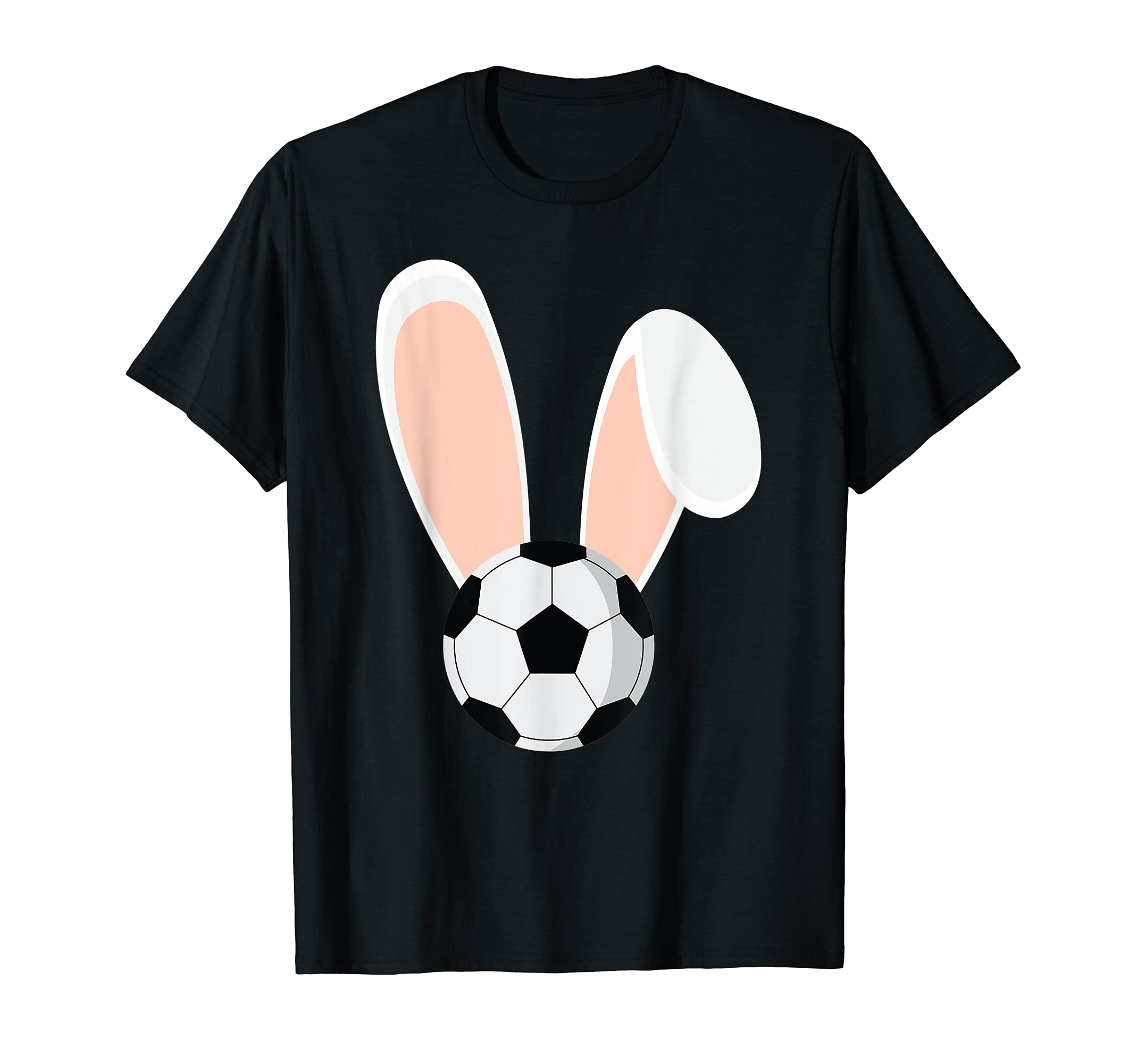 Easter Rabbit Bunny Ears Soccer T-Shirt - Casual Everyday Wear Unisex