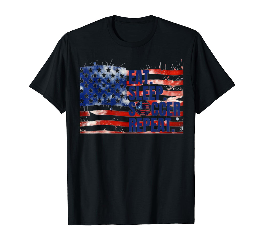 Eat Sleep Soccer Repeat Ultimate Players T-Shirt - Streetwear Style Unisex