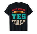 Football Coach T-Shirt - Trendy Graphic Unisex