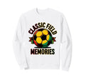 Soccer Ball Field Memories Sweatshirt - Minimalist Print for Adults