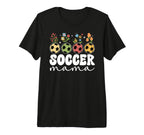 Soccer Mama Flowers Soccer Mom T-Shirt - Streetwear Style for Adults