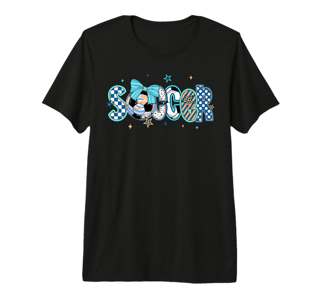 Soccer Game Day Mom Daughter Soccer T-Shirt - Casual Everyday Wear Unisex