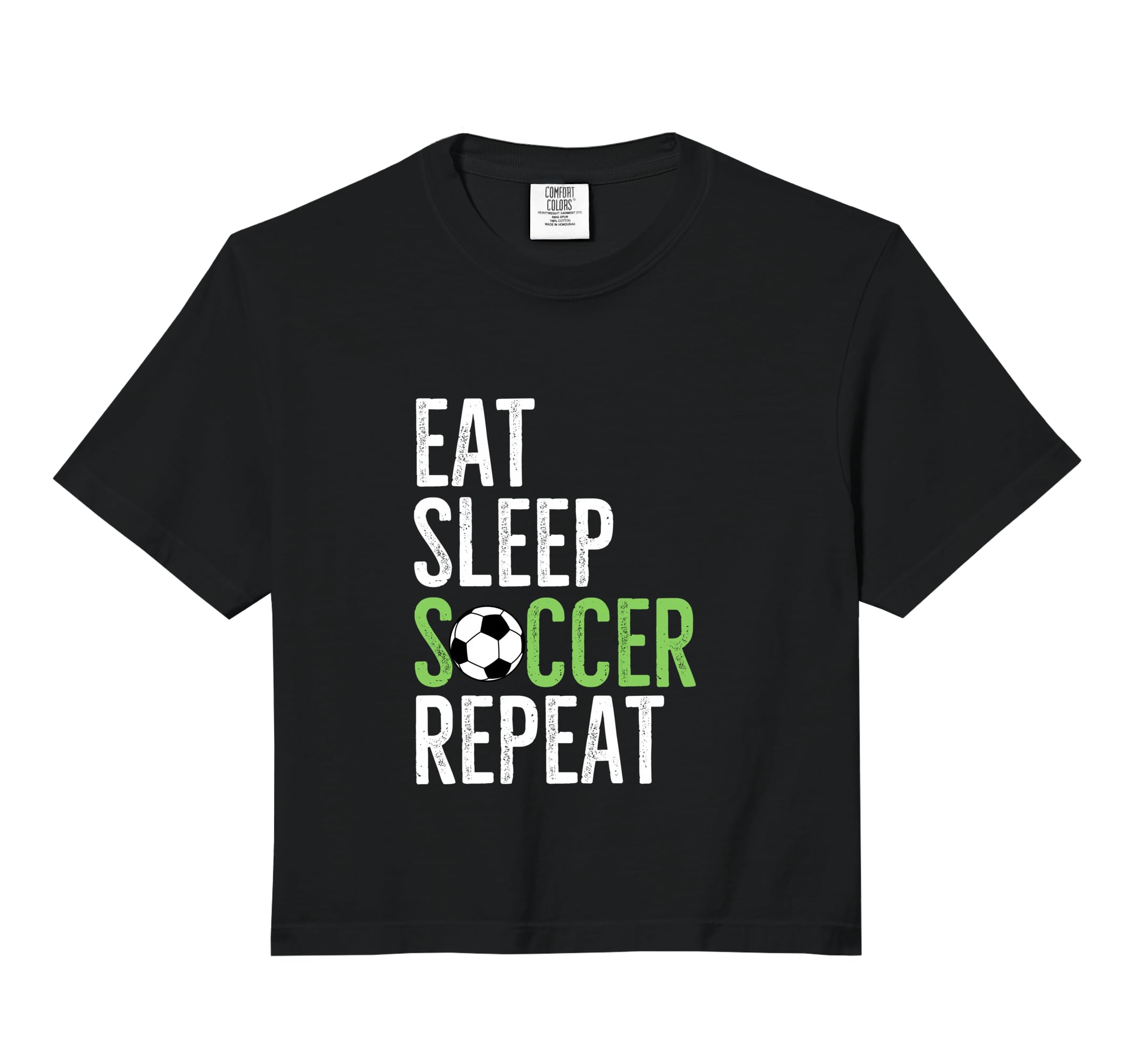 Eat Sleep Soccer Repeat Sport Player Hoodie - Aesthetic Graphic for Adults