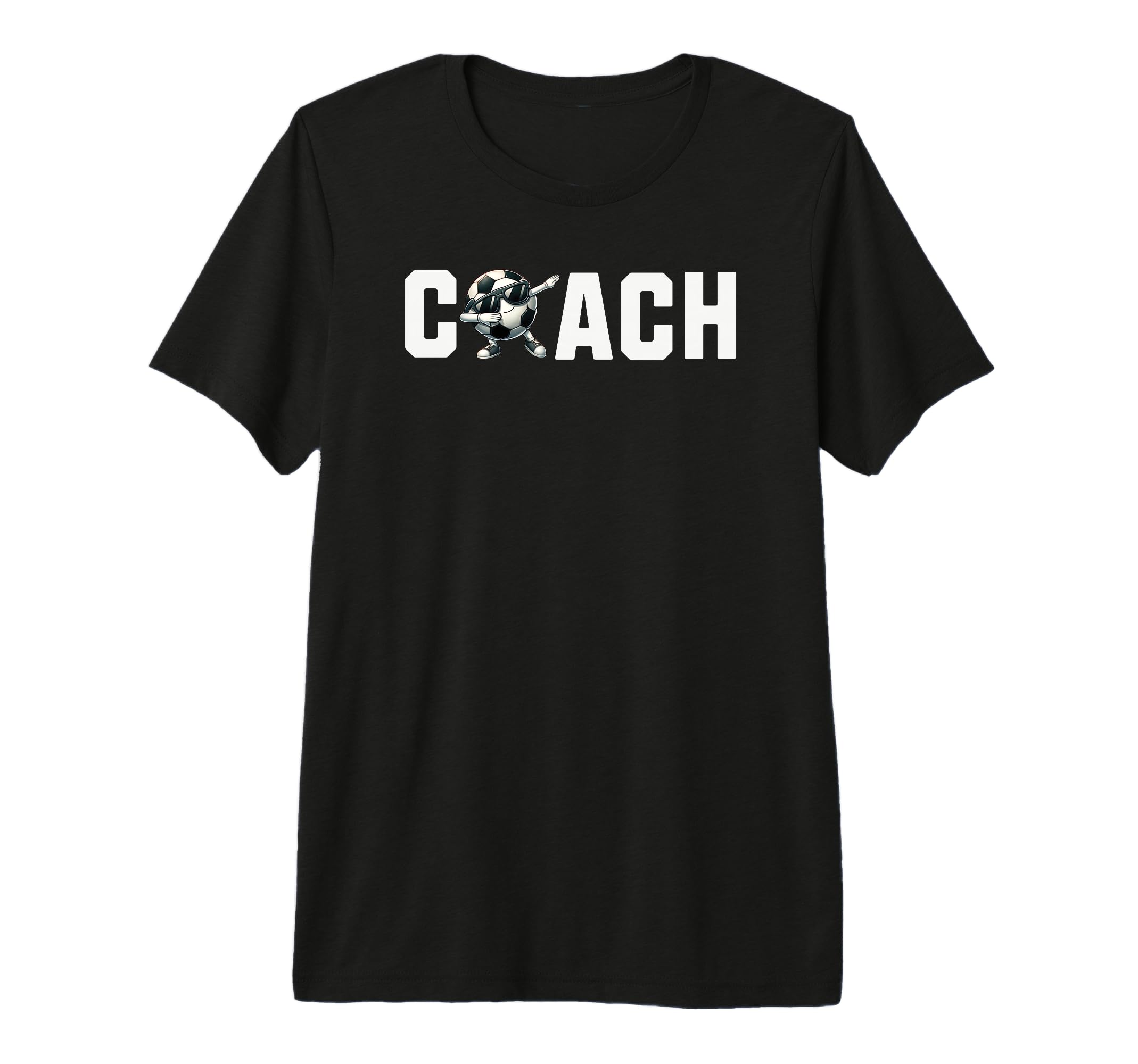 Funny Soccer Coach Tri Blend T-Shirt - Novelty Apparel for Adults