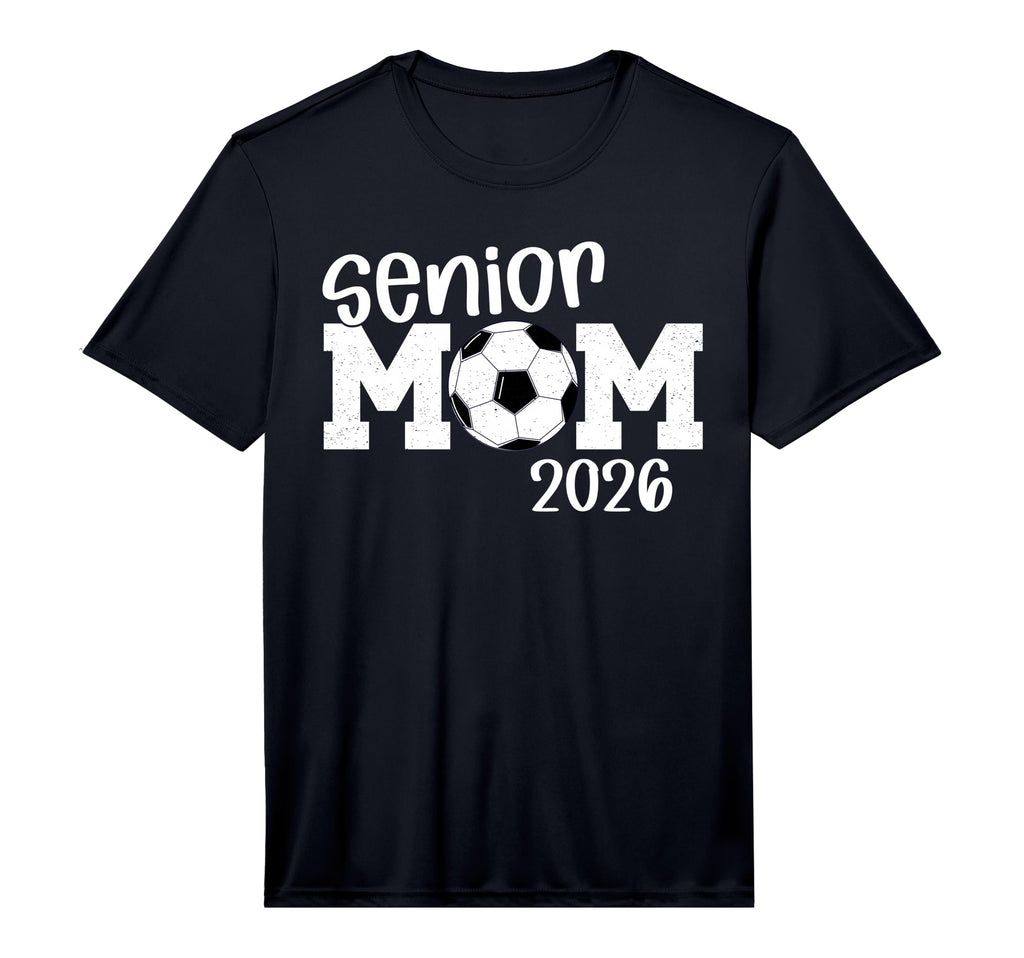 Mens Soccer Senior Mom 2026 Soccer T-Shirt - Graphic Print Men Women