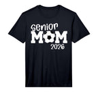 Mens Soccer Senior Mom 2026 Soccer T-Shirt - Graphic Print Men Women