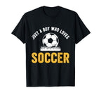 Just Who Loves Soccer T-Shirt - Streetwear Style Men Women