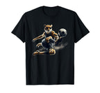 Cheetah Power Soccer Fast Moves And T-Shirt - Aesthetic Graphic Men Women