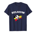 Belgium Belgian Soccer Football T-Shirt - Trendy Graphic for Adults