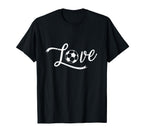 Love Soccer Football Soccer Player T-Shirt - Unique Graphic for Adults