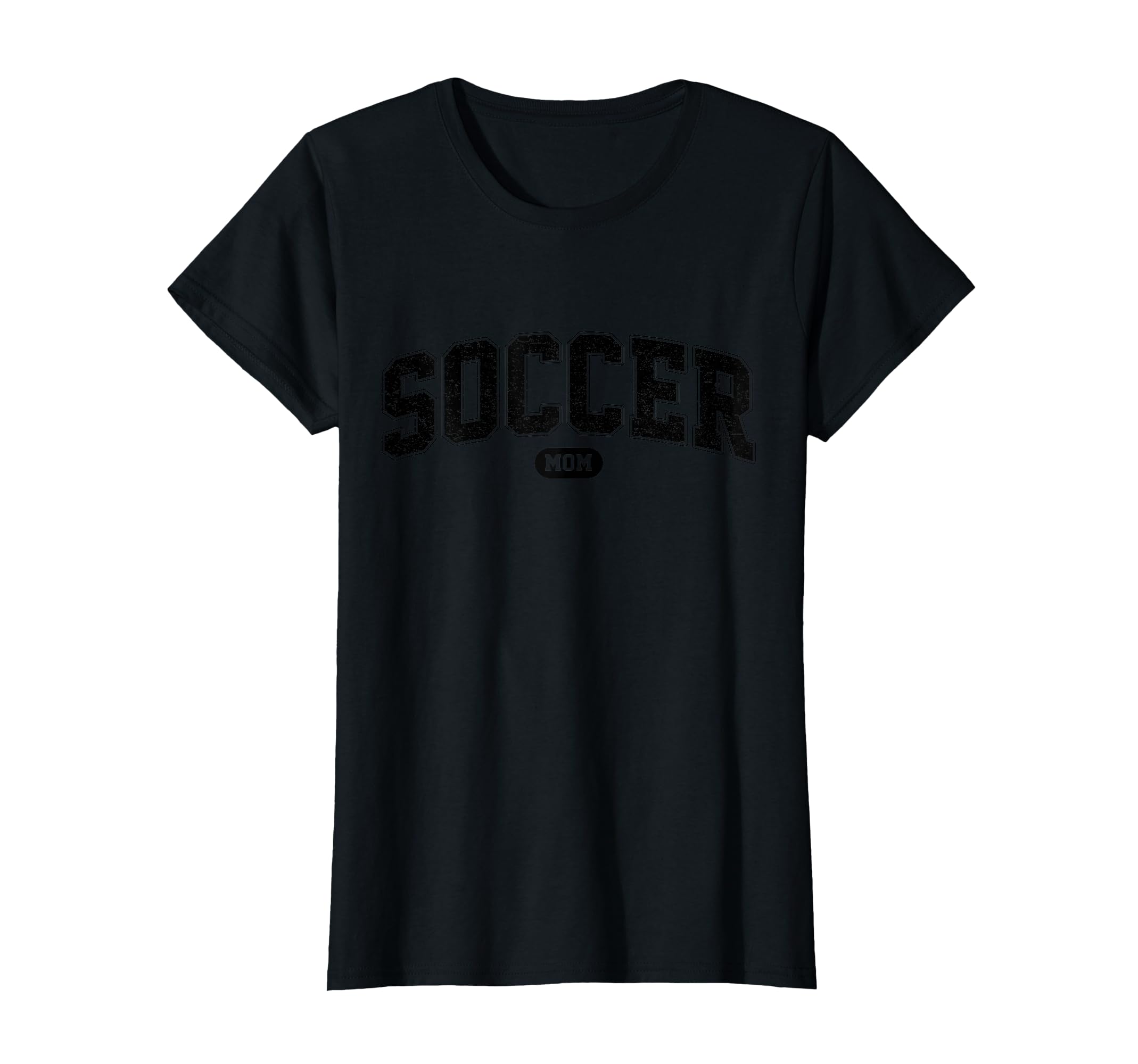 Soccer Mom Funny Athletic Lettering T-Shirt - Minimalist Print Men Women