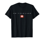 Switzerland Flag Pride Soccer Football T-Shirt - Streetwear Style Unisex