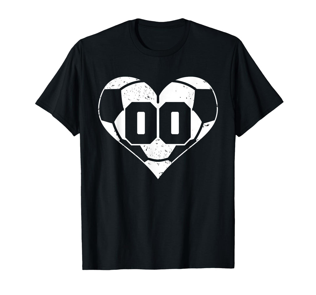 Soccer Number 00 Jersey Funny Soccer T-Shirt - Novelty Apparel Unisex