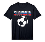 Proud Slovakia Soccer Fans Jersey T-Shirt - Graphic Print Men Women